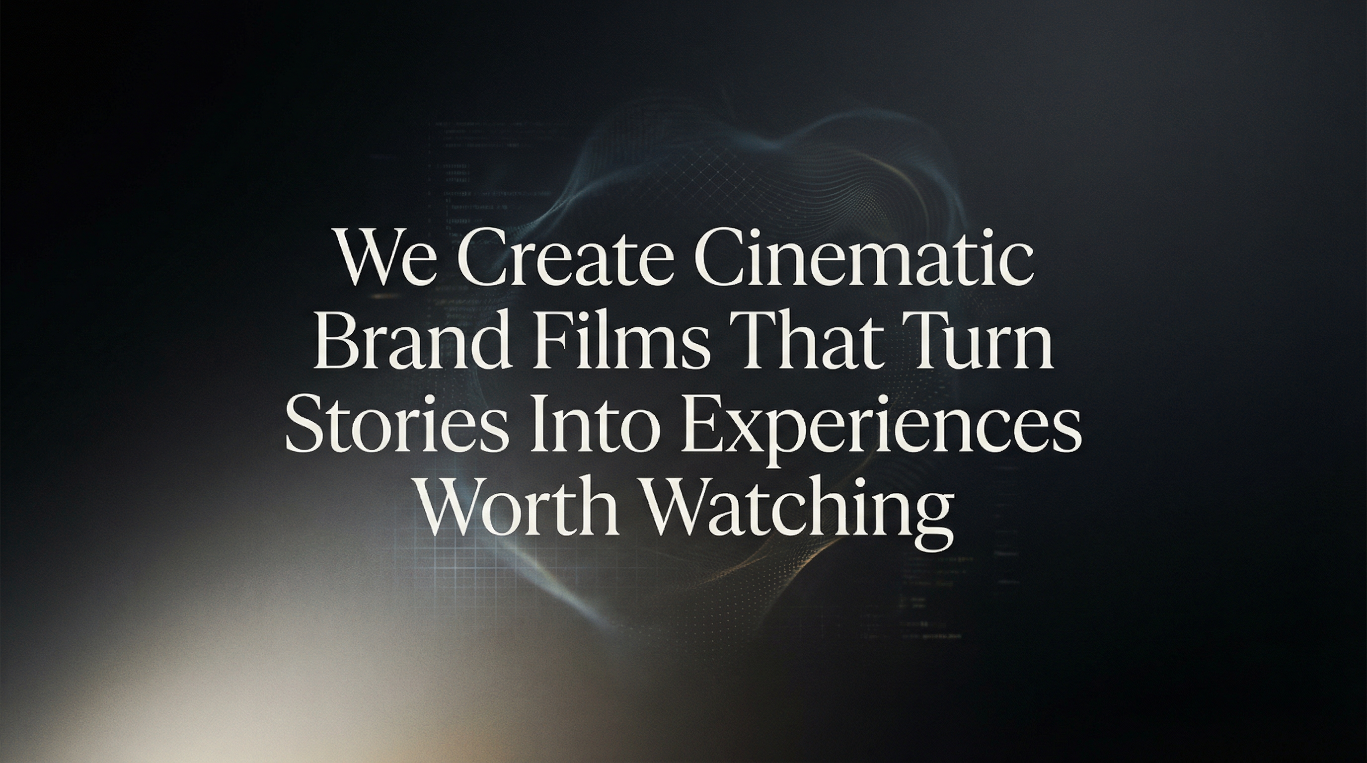 Cinematic Storytelling